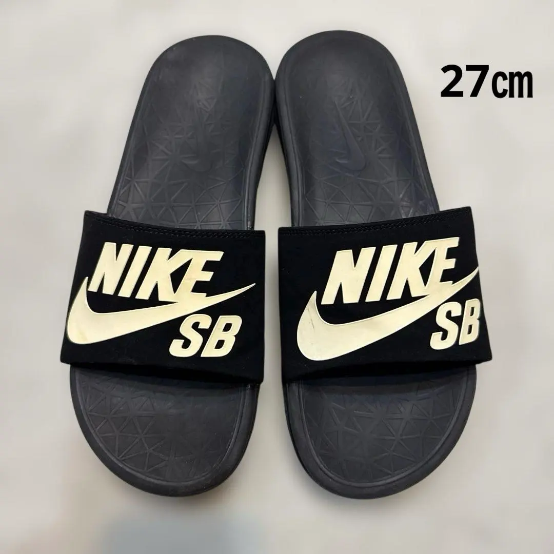 廃盤品 NIKE SB ベナッシ サンダル 26cm 日本未発売 NIKE SB BENASSI VICTORI ONE SLIDE ”BLACK” ナイキ