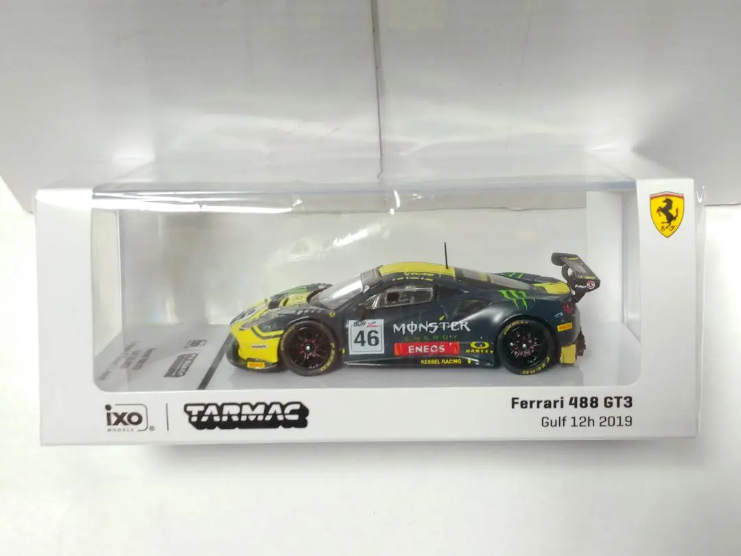 Thumbnail of Tarmac Works 1/64 Ferrari 488 GT3 Gulf 12 Hours