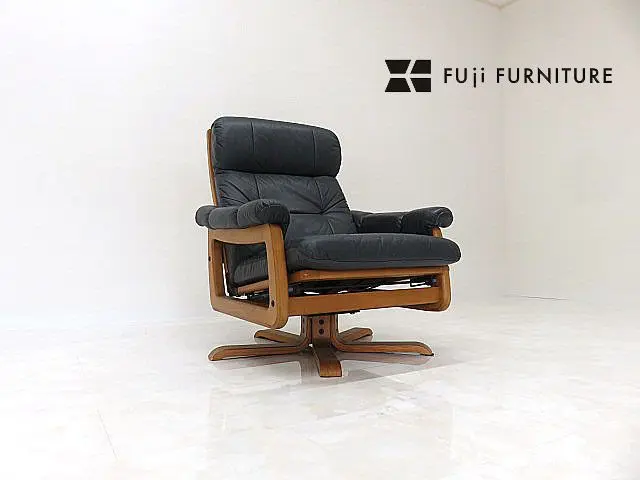 中古 冨士ファニチア パーソナルチェア P4697A リクライニングチェア Yahoo!オークション -「冨士ファニチア リクライニングチェア