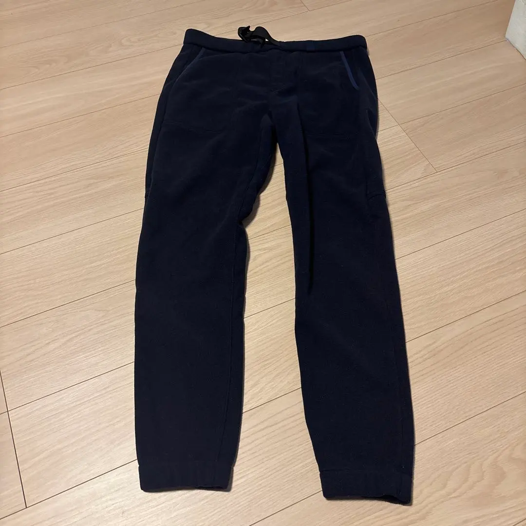 Thumbnail of Navy fleece pants with back pocket