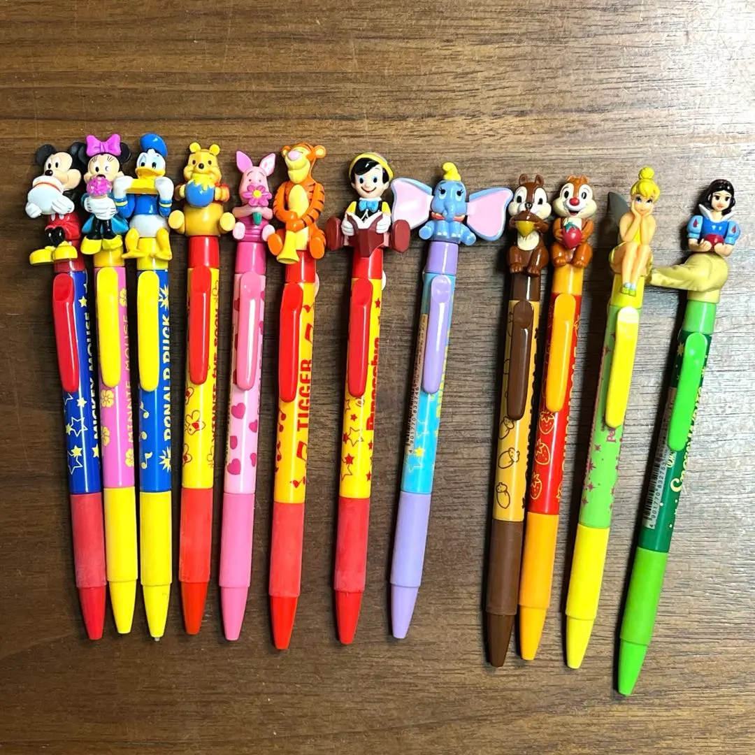 Thumbnail of Disney Mascot Action Mechanical Pencils - Set of 12 - Unused - Sun-Star