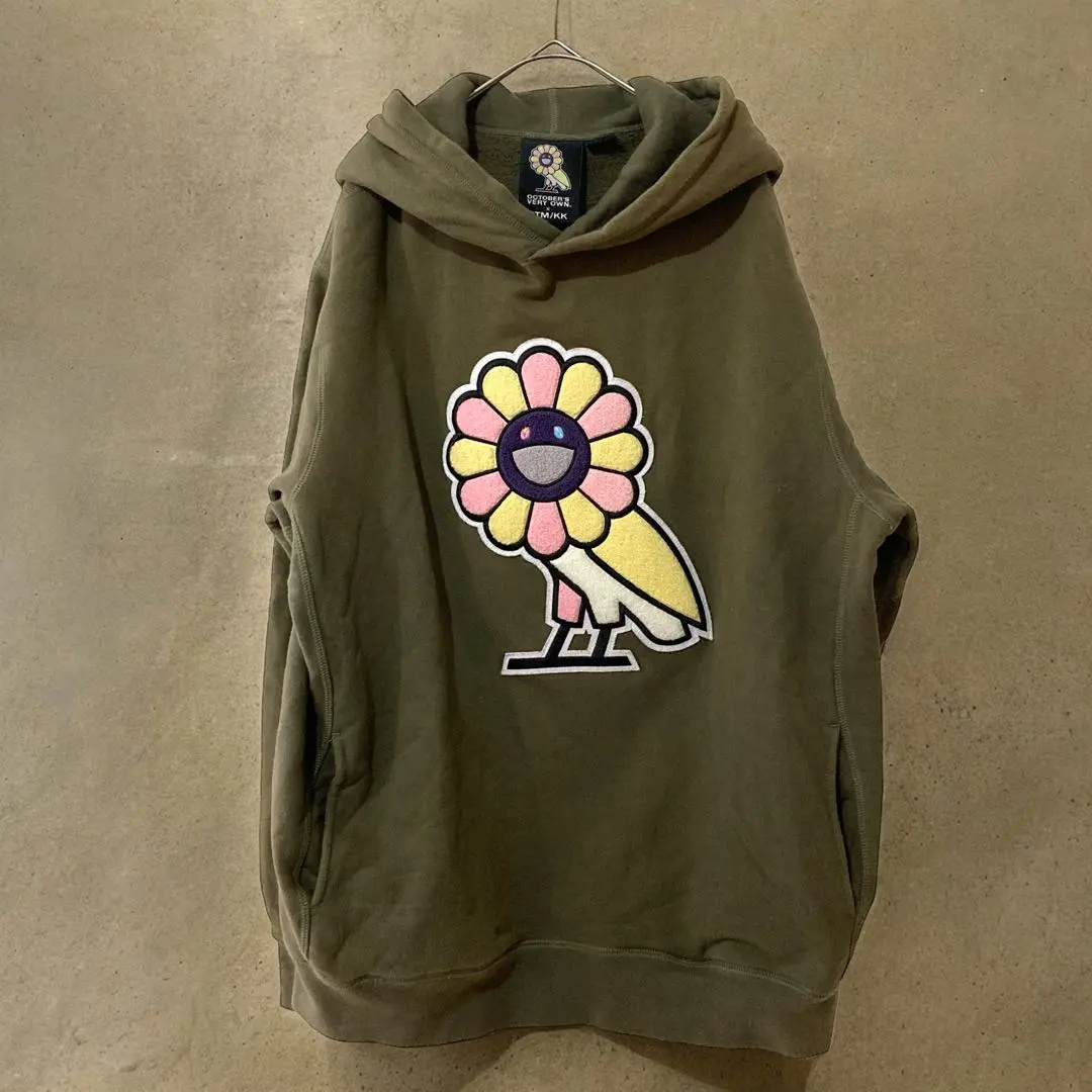 村上隆　ovo パーカー　フーディ　drake 9月25日(金)12時より、OVO × TMコラボレーショングッズを販売