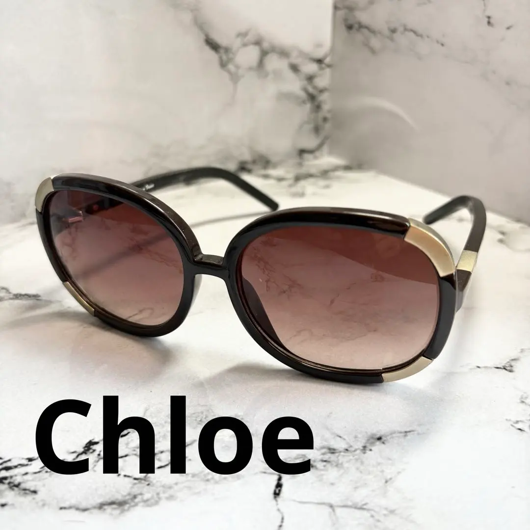 Thumbnail of Chloé Oversized Sunglasses, Black Frame
