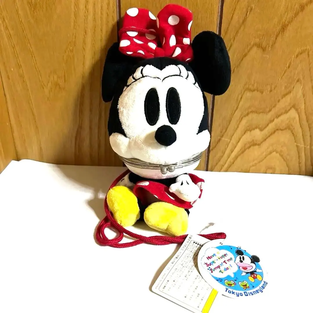 Thumbnail of New with tags! TDL Minnie Mouse Gush-mouth Pochette Plush
