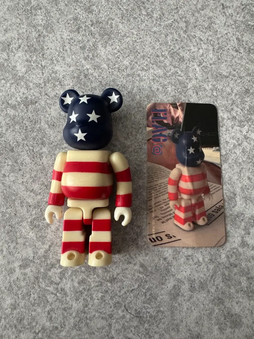 MEDICOM TOY - ベアブリック シリーズ1 フラッグ　アメリカ　カード有 Yahoo!オークション - 【極レア・内袋未開封 】ベアブリック