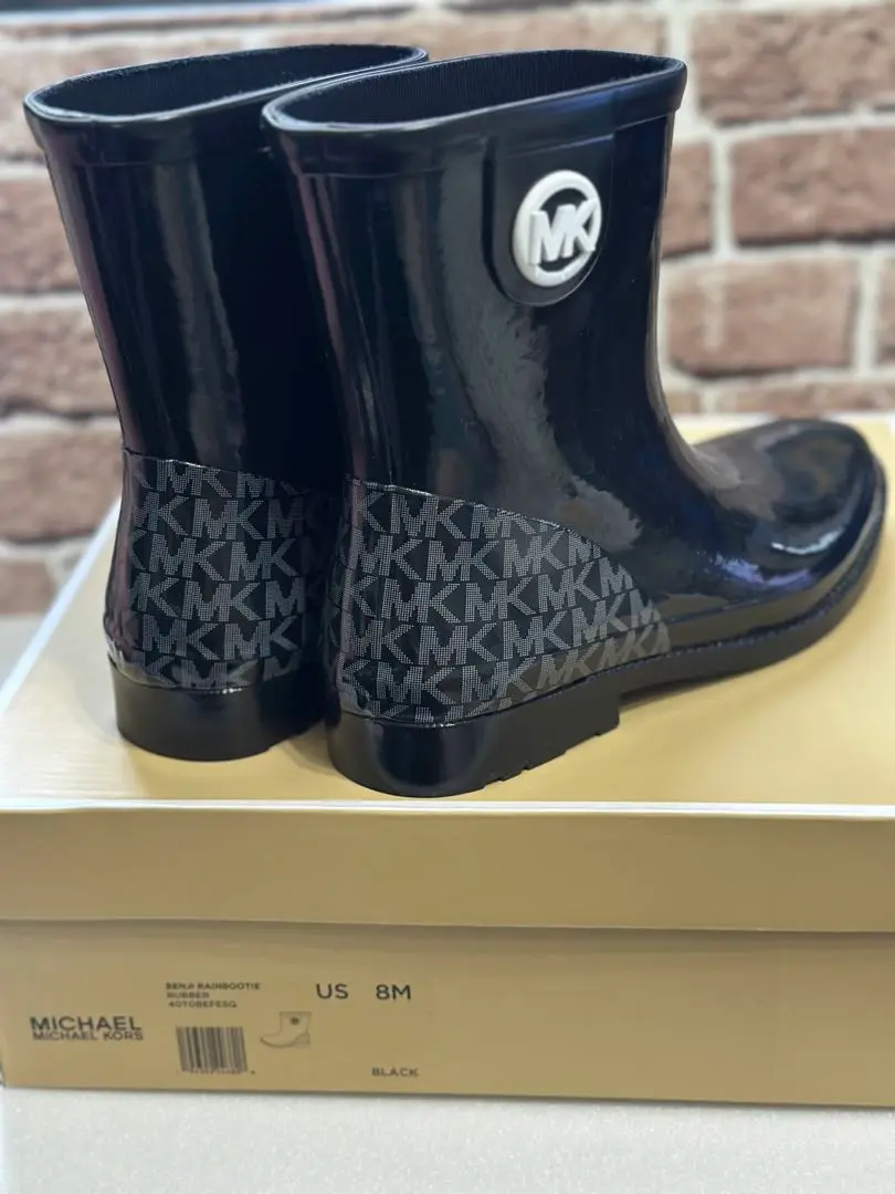 MICHAEL KORS ブラック レインブーツ US 8M 2025年最新】MICHAEL KORS 長靴・レインシューズの人気アイテム