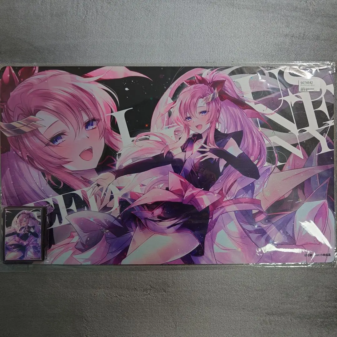 Thumbnail of α2 Gundam SEED Captain's Uniform & Black Background Lacus Clyne Sleeves & Playmat