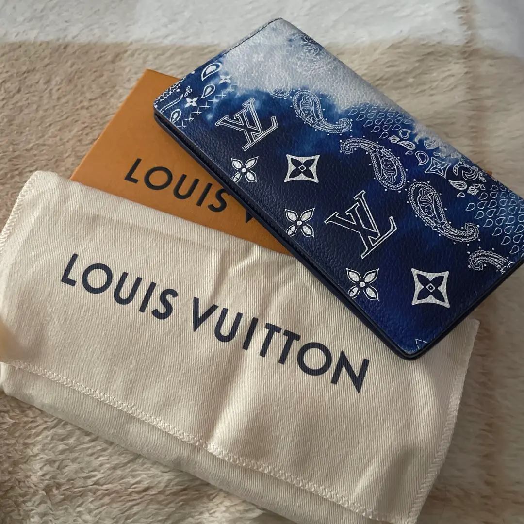 Naoking531002さん専用LOUIS VUITTON バンダナ柄 長財布 Catch the Wave！ ［ルイ・ヴィトン／バンダナ柄ミックスの
