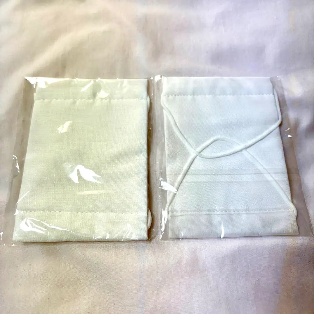 布口罩 可水洗口罩 阿倍野口罩 2袋 未開封 的縮圖