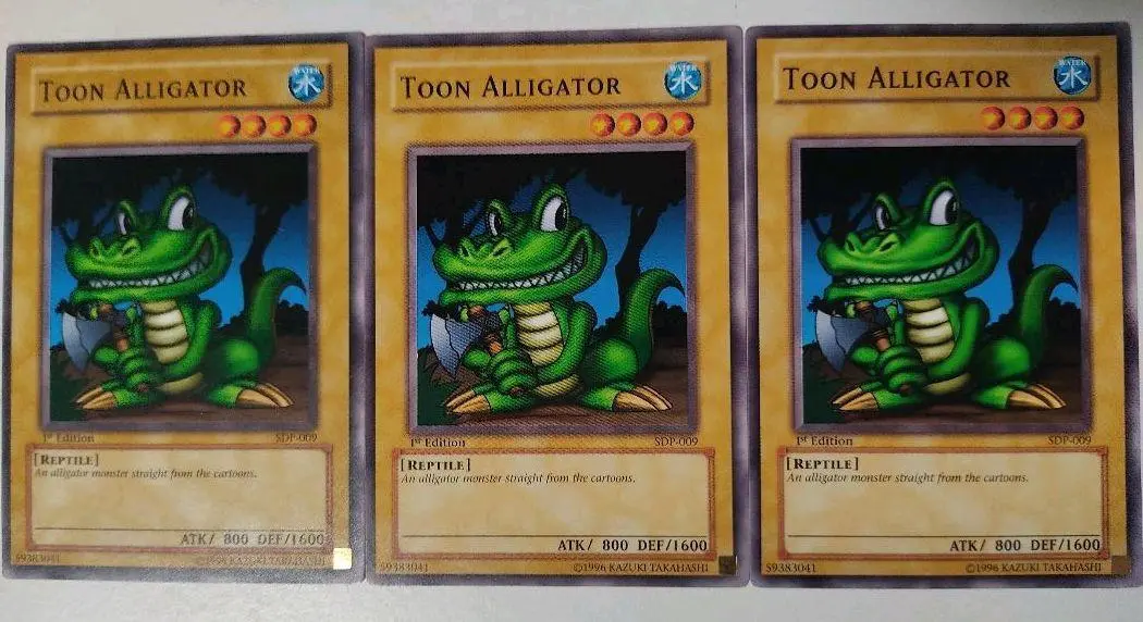 遊戯王 初期 トゥーン・アリゲーター 5枚セット 遊戯王 トゥーン・アリゲーター 初期 - メルカリ