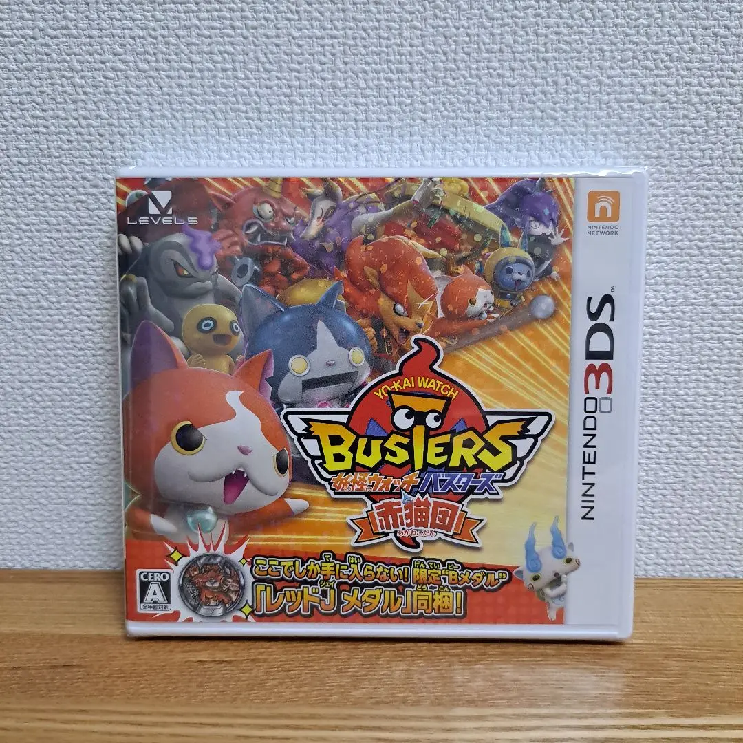 3DS 妖怪ウォッチバスターズ 白犬隊 キャプテンサンダーBメダル付 妖怪ウォッチバスターズ 白犬隊 【キャプテンサンダーメダル（B