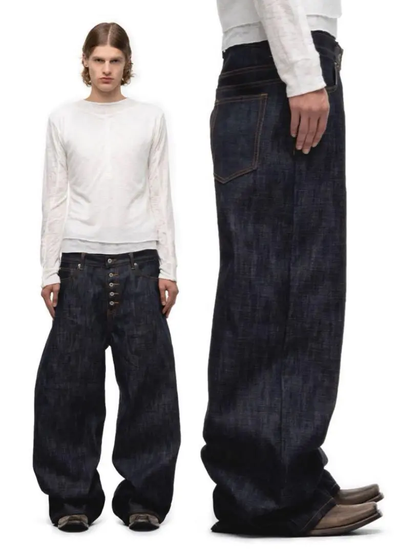 NO/FAITH STUDIOS ULTRA LOOSE FIT BLUE破格 RAW DENIM JAPANESE ULTRA LOOSE FIT BLACK – NO/FAITH STUDIOS