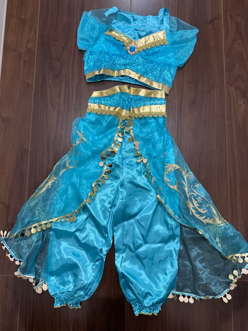 Thumbnail of Beautiful condition kids' Aladdin-style costume, light blue