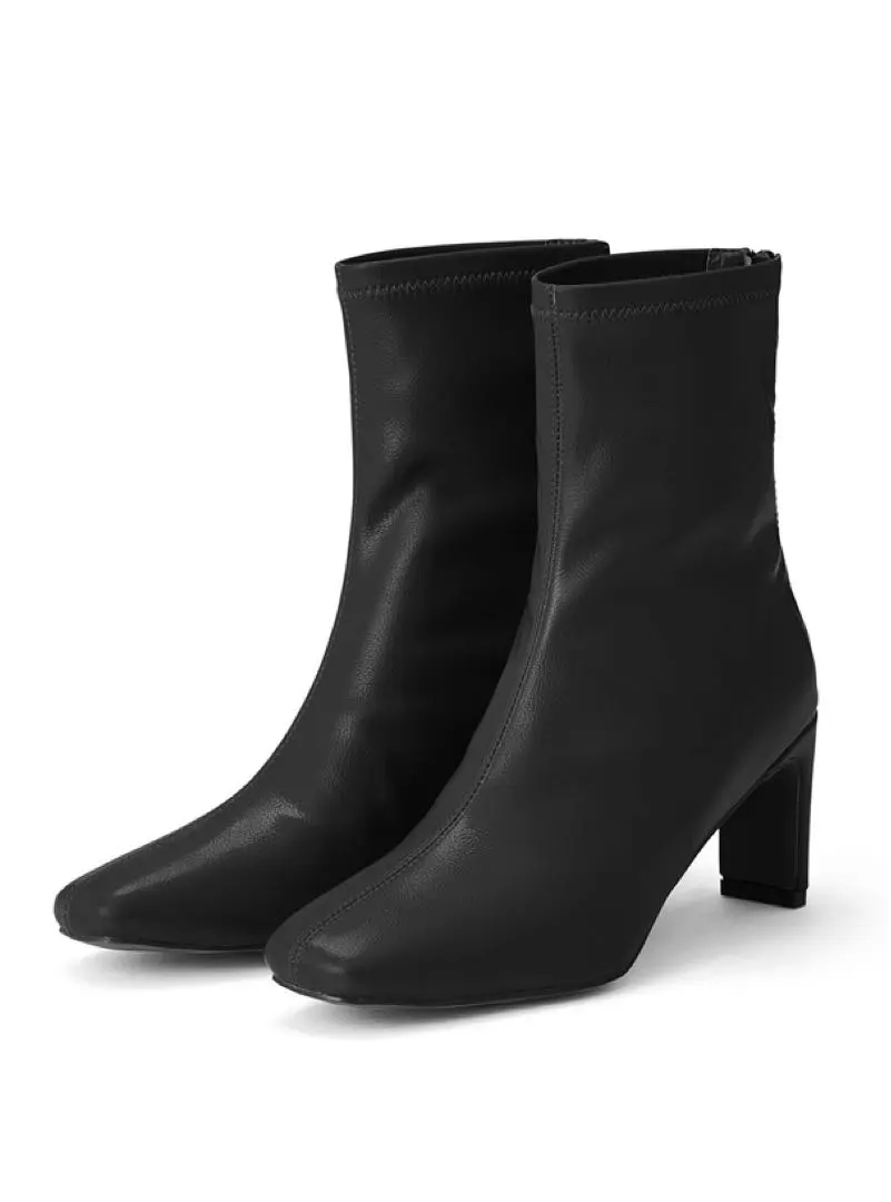 Thumbnail of GRL zr707 Stretch Square Toe Short Boots
