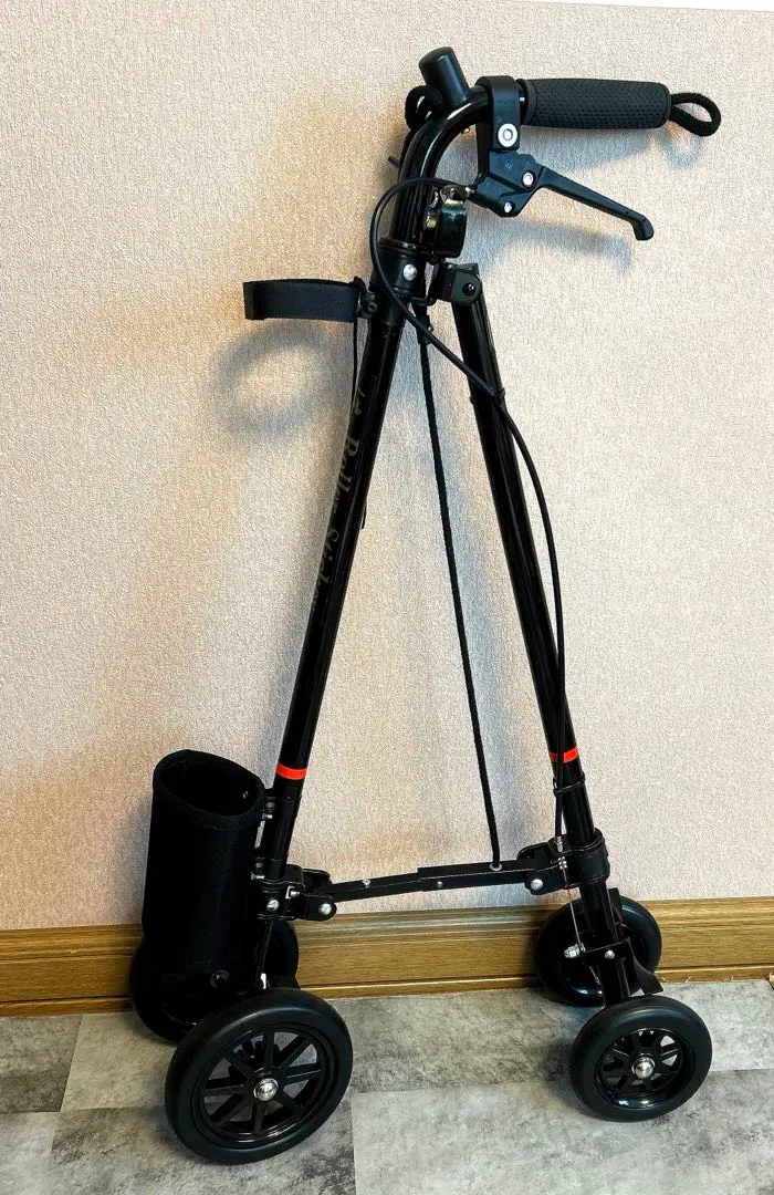 【美品】バイコロ技研　ローラーステッカー７　ローラー杖 歩行補助　杖車輪　補助杖 楽天市場】動く手摺 倒れない杖 ローラーステッカー7 車輪杖 楽