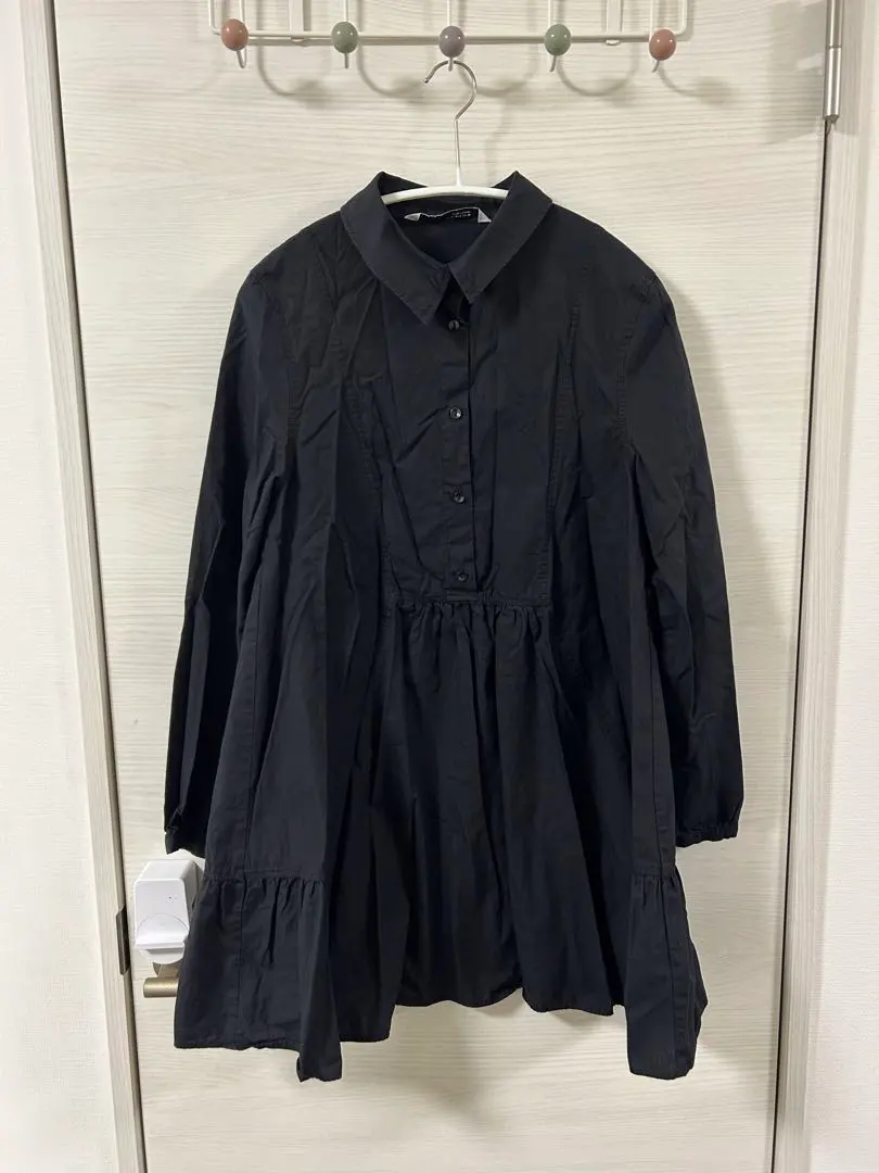 Thumbnail of ZARA shirt, flared, black