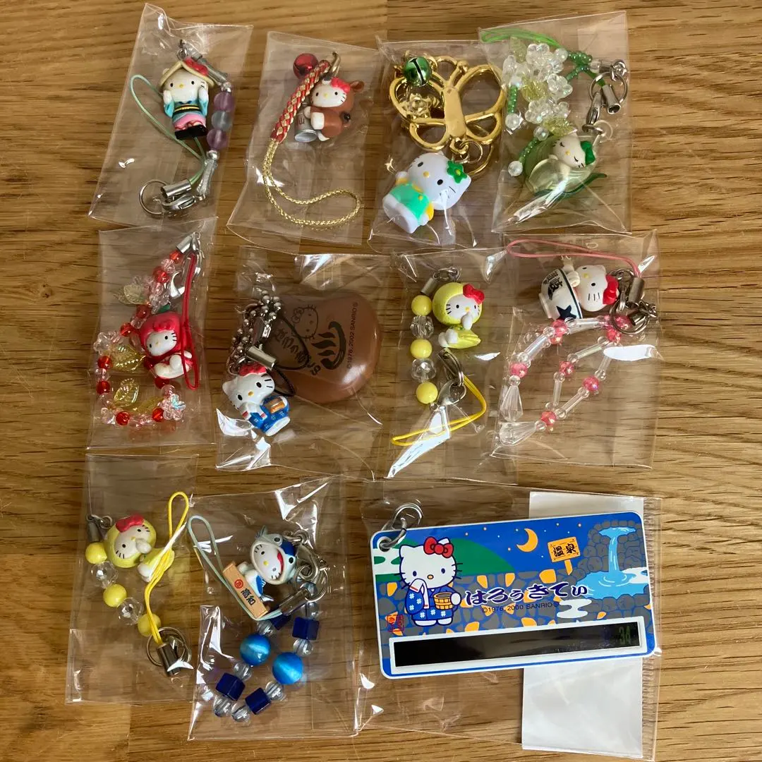 Thumbnail of Sanrio Hello Kitty Local Charm Netsuke Strap Keychain 11-piece Set