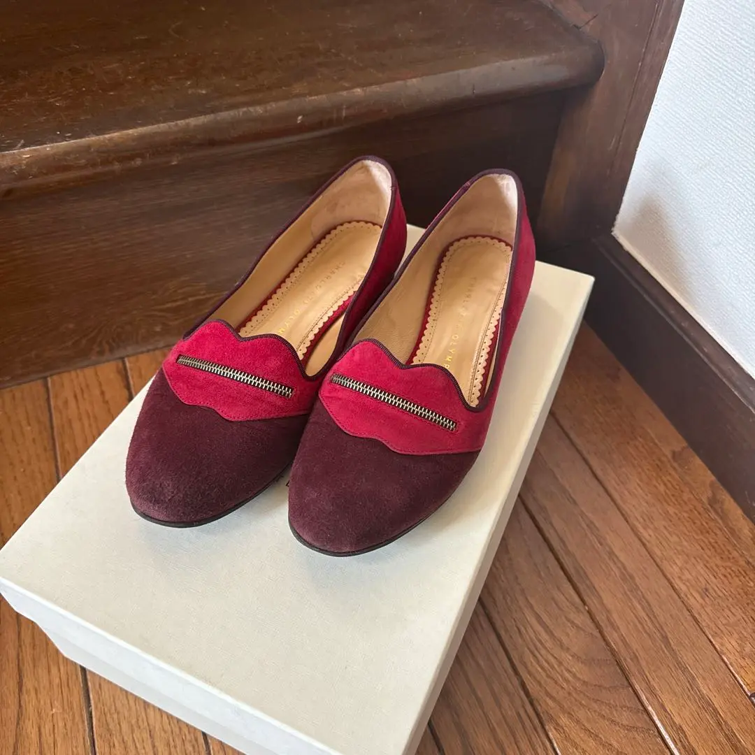 新品未使用※CharlotteOlympia  キティーフラット37.5 2025年最新】Charlotte Olympia レディース フラットシューズ