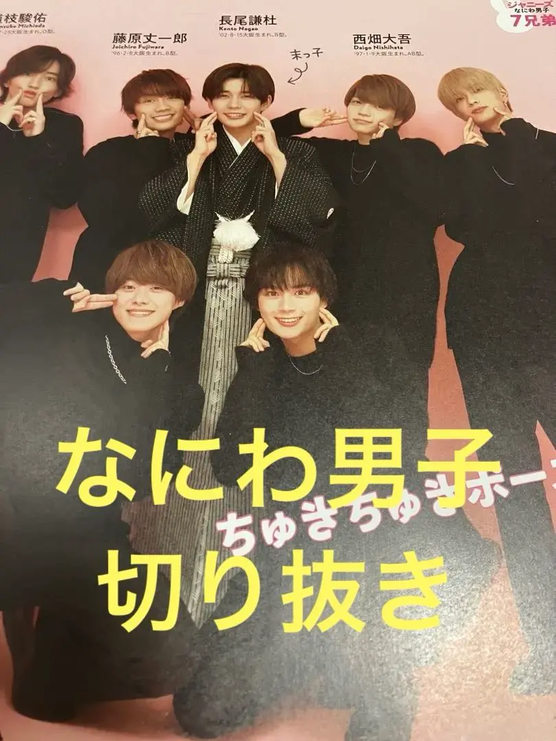 Thumbnail of Naniwa Danshi clippings, large quantity ②