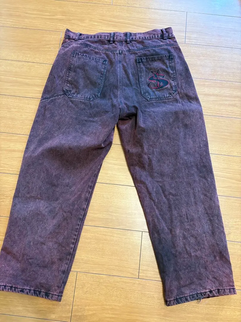YARDSALE PHANTASY JEANS RED　ヤードセール デニム 赤 YARDSALE（ヤードセール）Phantasy Jeans (Overdyed Red)の通販