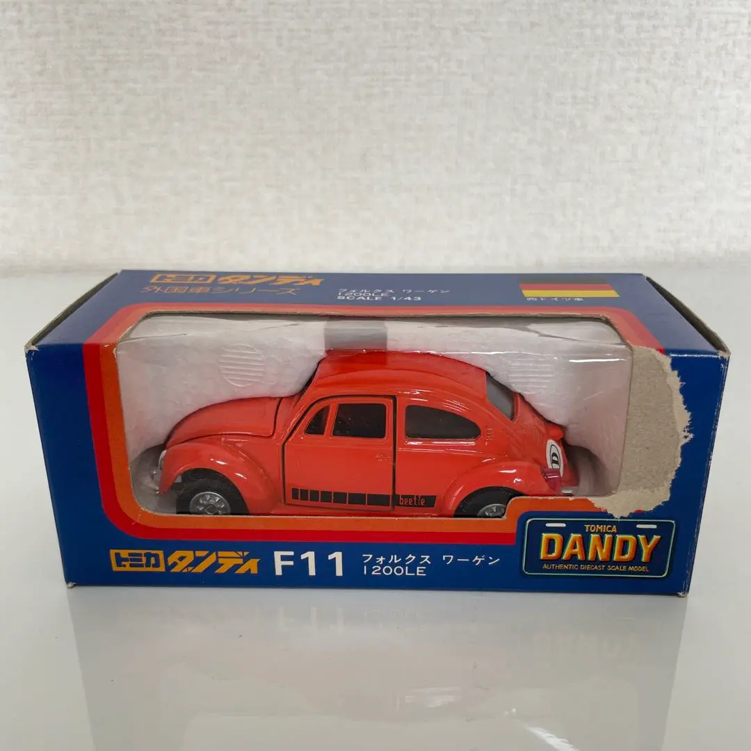 絶版 レア トミカダンディ フォルクスワーゲン1200LE ビートル 6台セット 6236] トミー トミカダンディ F29フォルクスワーゲン1200LE