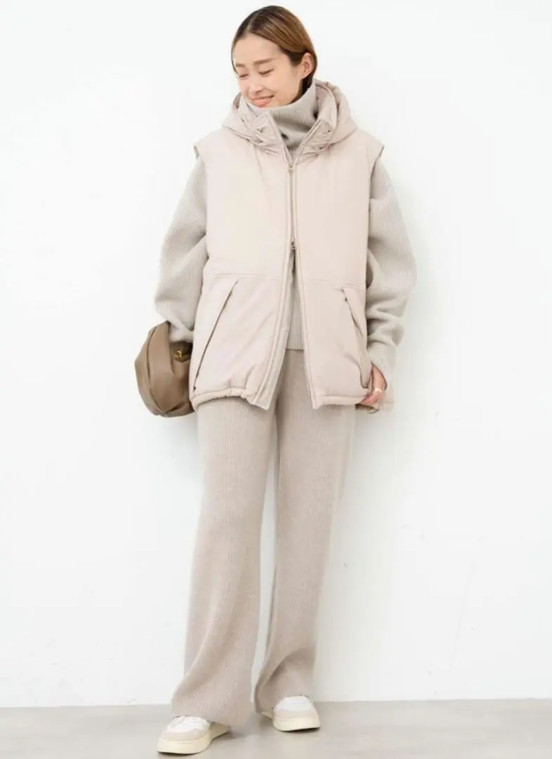 美品☆Deuxieme Classe OLBIA RIB リブパンツ38 グレー 美品☆Deuxieme Classe OLBIA RIB リブパンツ38 グレー