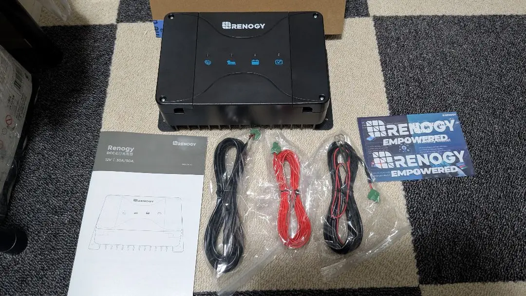 RENOGY 50A走行充電器&BT2&冷却ファン DCCシリーズ 走行充電器12V 50A【新モデル】販売再開の知らせ