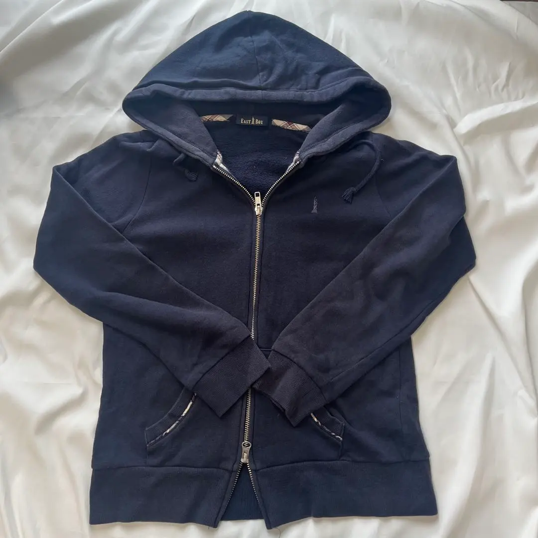 Thumbnail of EAST BOY Navy Double Zip Hoodie