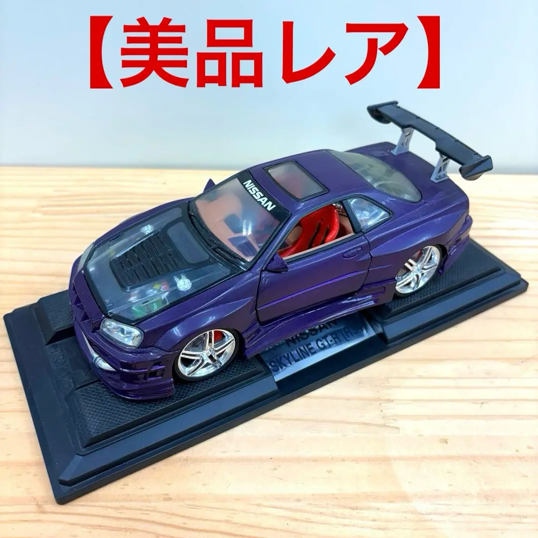 1/24 KENTOYS ワイルドチューナー R34 インテグラ 2台セット KENTOYS XTuner 1:24 Gray Nissan Skyline GT-R Motor CO. LTD V