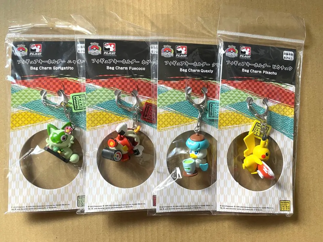 ポケモン WCS2023 横浜 フィギュアキーホルダー 新品未開封 4種セット ポケモン WCS 2023 横浜 キーホルダー 4種セット - メルカリ