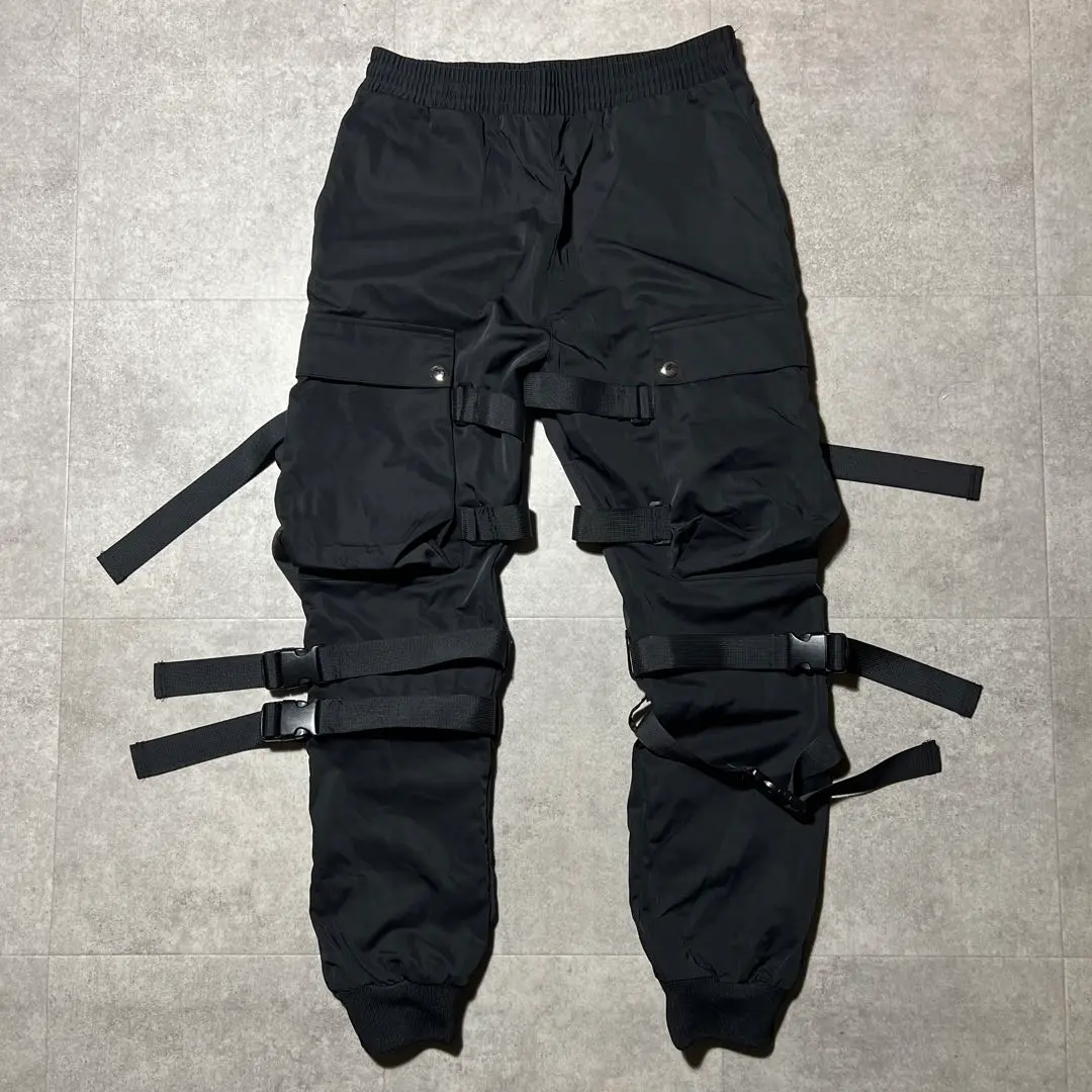 未使用級！シヴァーライズ　サスペンダー付き　パンツ　コーティング加工　サルエル クーポン】シヴァーライズ CIVARIZE CIVARIZE【シヴァーライズ