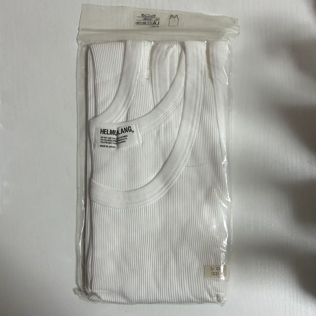 HELMUT LANG タンクトップ Pサイズ 白と黒のパターン 2025年最新】HELMUT lang タンクトップの人気アイテム - メルカリ