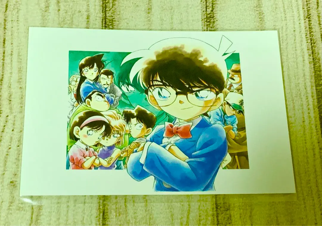 Thumbnail of Detective Conan Postcard: Edogawa Conan, Ran Mori, Heiji Hattori, Detective Boys