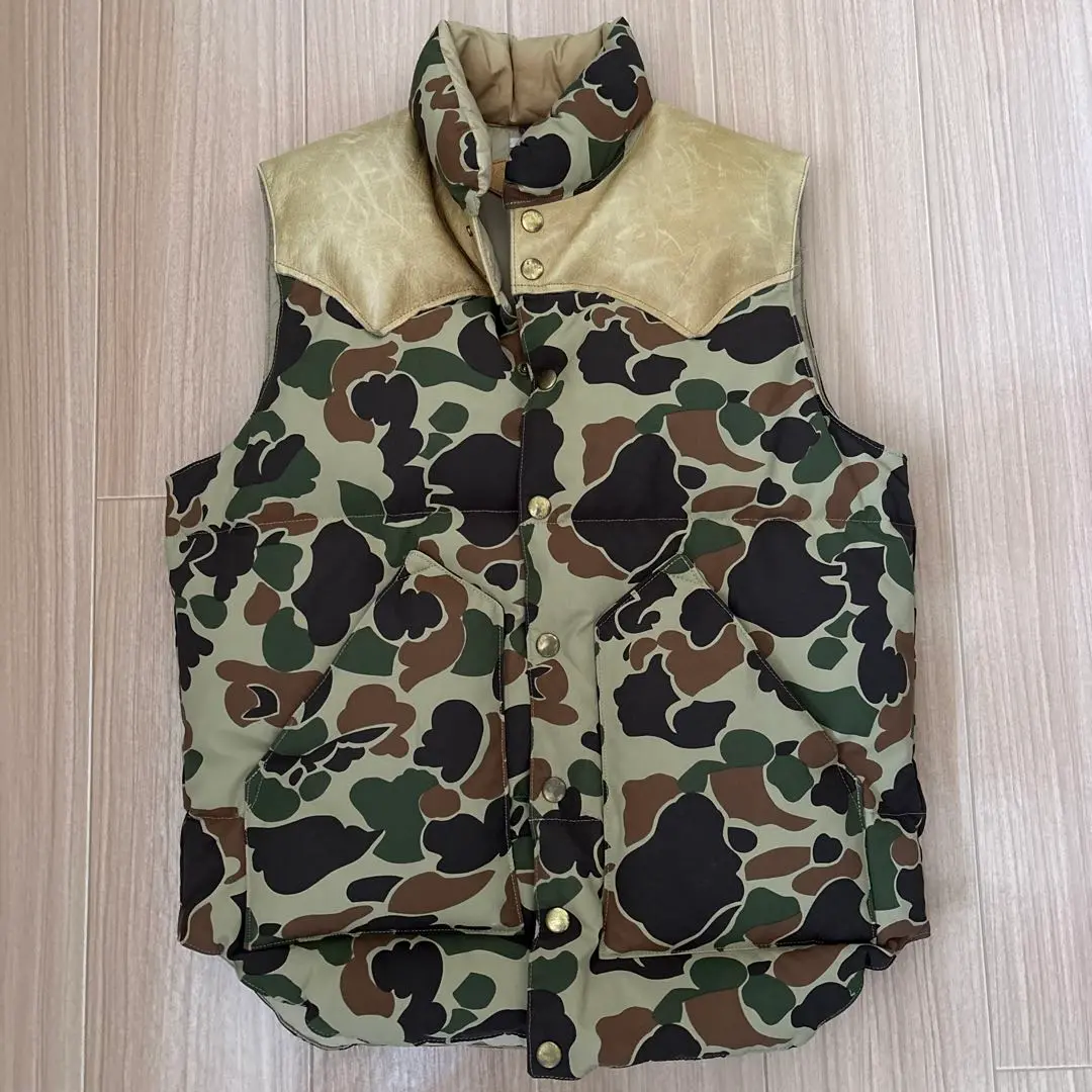 ウエアハウスハウス　別注　ロッキーマウンテン　ダウンベスト　中古品　38 70s Rocky Mountain Featherbed Co. ダウンベスト USA製 グ