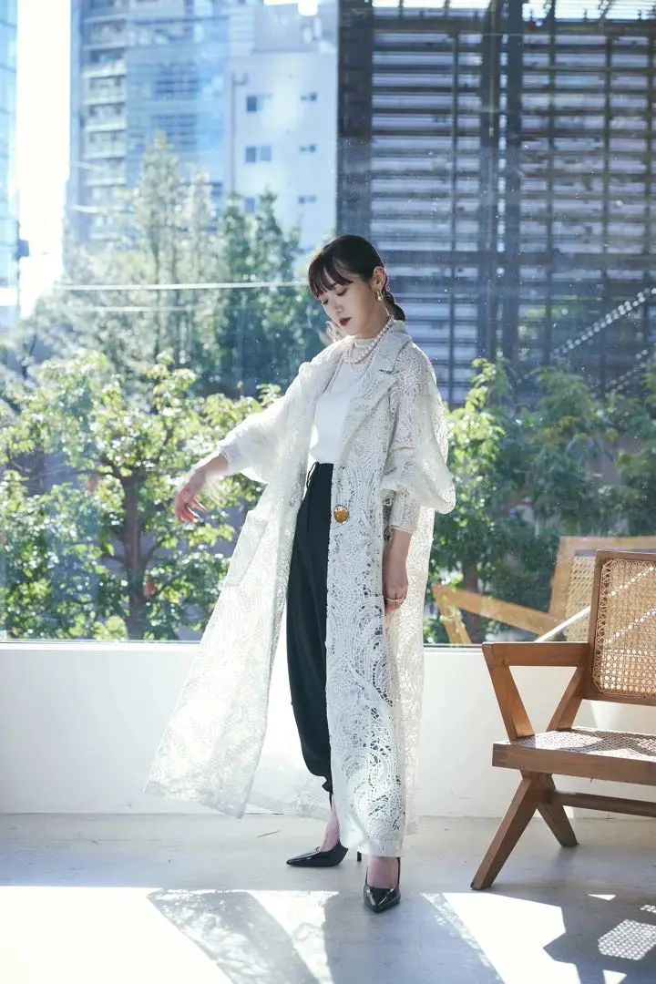 ANDREA&Co. アンドレアンドコー【完売品】レースコート 2025年最新】andrea&co レースコートの人気アイテム - メルカリ