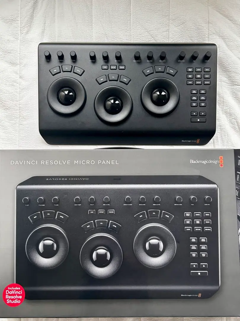 未使用DaVinci Resolve Micro Panel 自作ケース付き 素晴らしい 未使用DaVinci Resolve 自作ケース付き Panel Micro