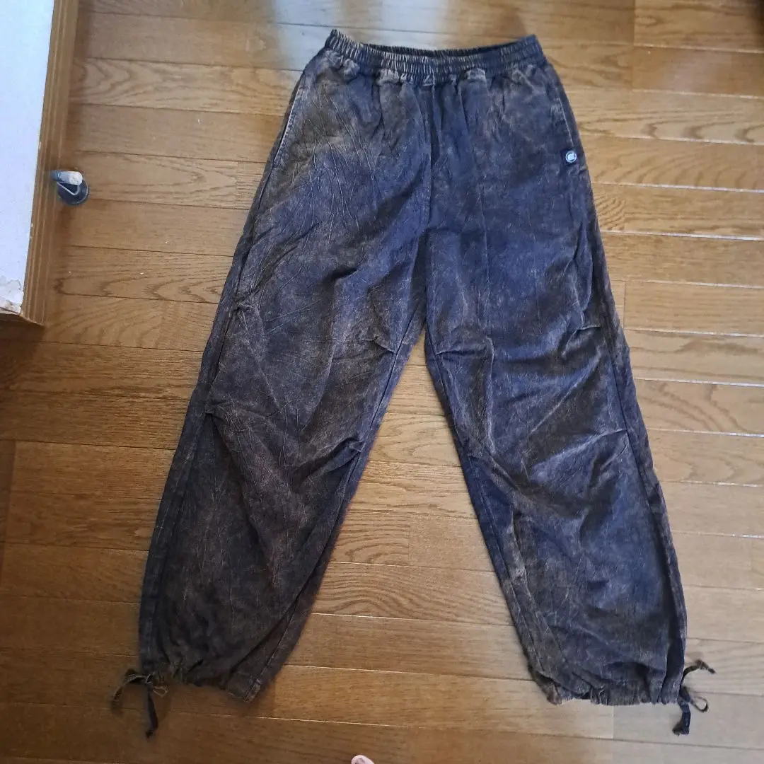ELRODEO デニム パッチワーク半端丈サルエルパンツ エルロデオ