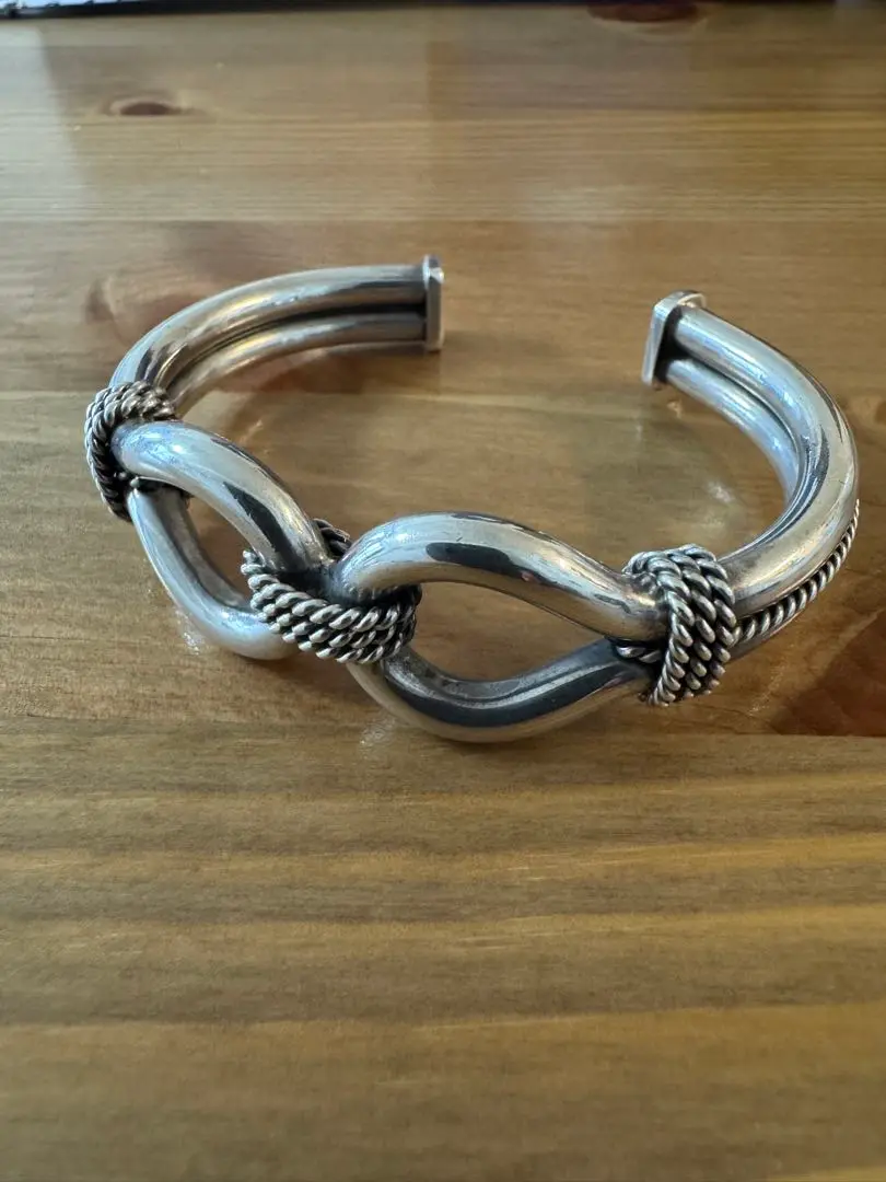 美品 Steve Arviso ナバホ族 ホースウィスパラー バングル