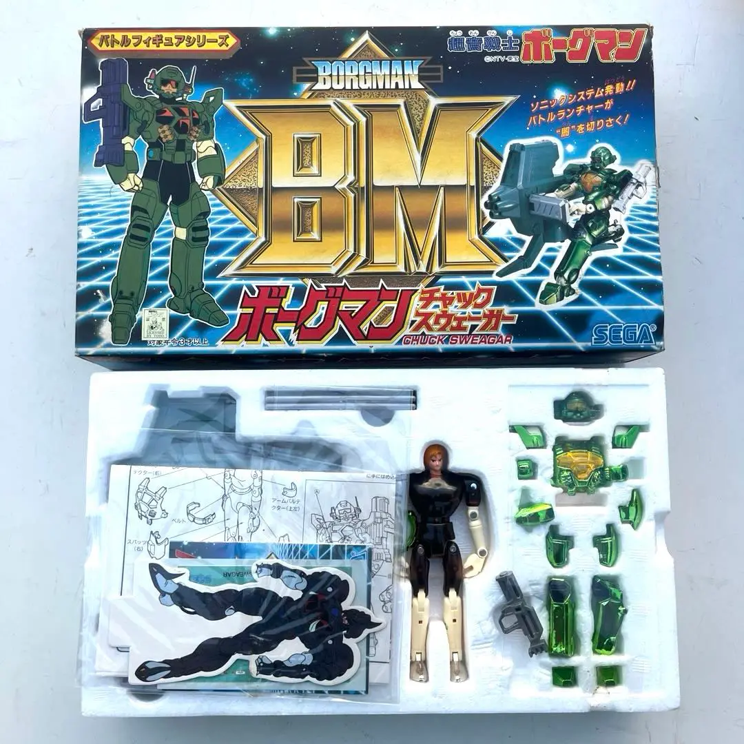 未使用SEGA　超音戦士ボーグマンバトルフィギュアシリーズチャック スウェーガー SEGA 超音戦士ボーグマン バトルフィギュアシリーズ チャック