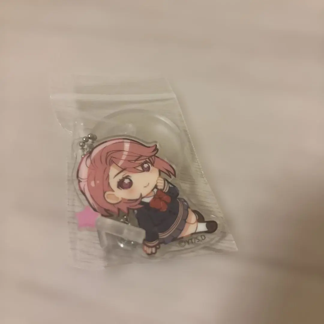 Thumbnail of Acrylic keyholder, pink hair, blue uniform, Dandadan, Aira, gacha