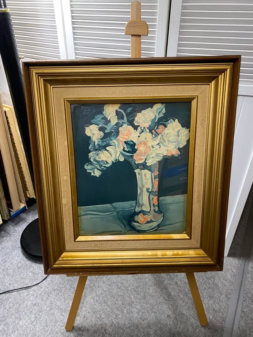 安井曽太郎 油絵 ヴィンテージ 本人のサイン入り 安井曽太郎 油絵 ヴィンテージ 本人のサイン入り