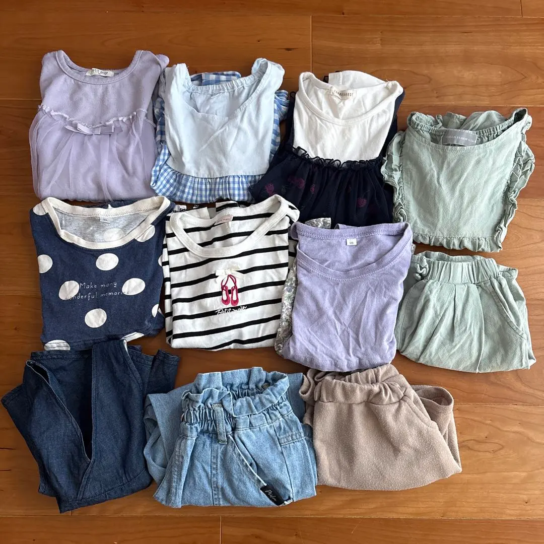 Thumbnail of Kids 120cm 12-piece set Top Pants