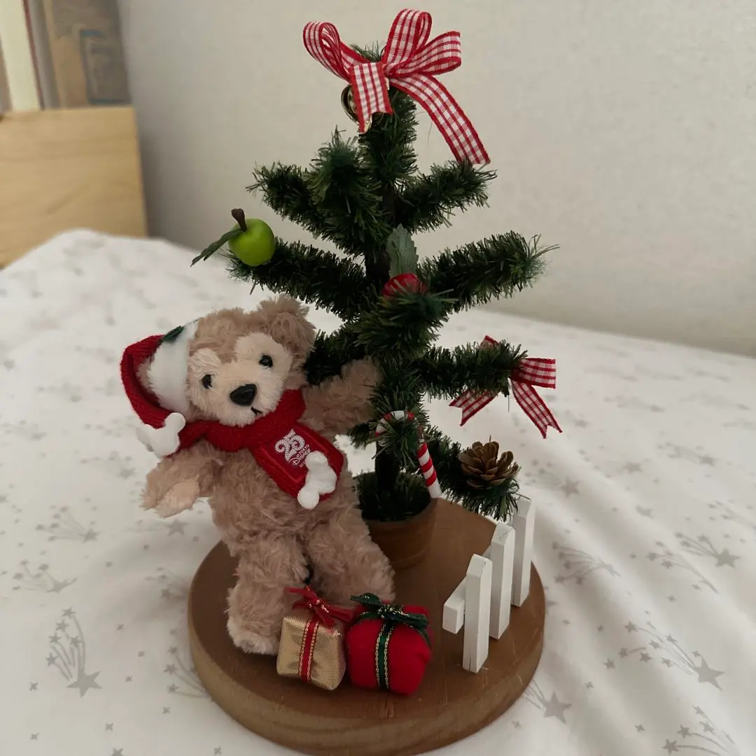 ダッフィー クリスマス クリスマスツリー リース 公式】ダッフィー＆フレンズ 冬とクリスマスのスペシャルグッズ