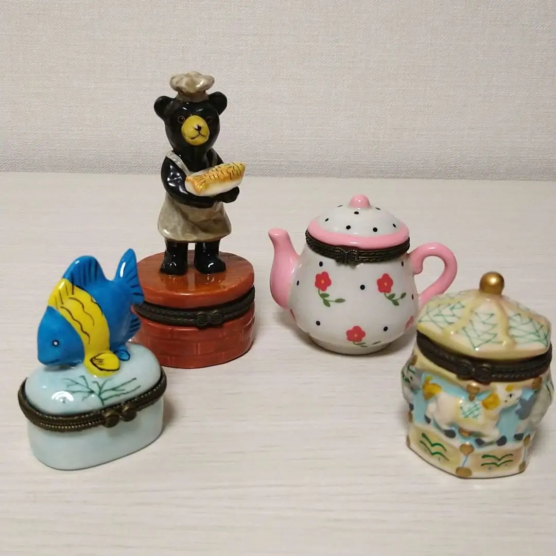 【 お宝品 】猫 かたつむり ポタリーケース 陶磁器 お宝品 】猫 かたつむり ポタリーケース 陶磁器