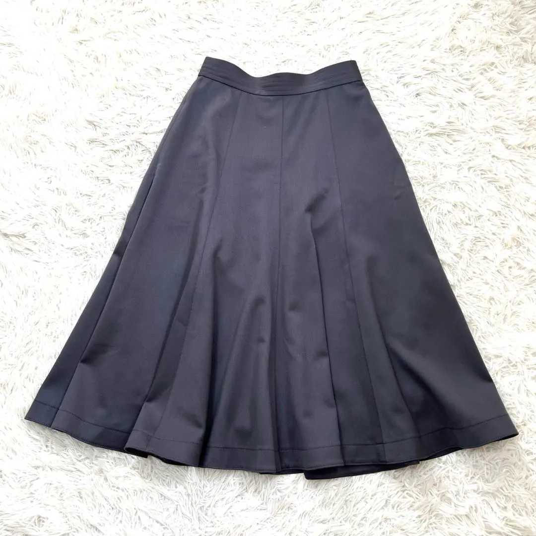 Thumbnail of ANAYI Long Skirt A-line Flare Gloss Wool Recent S