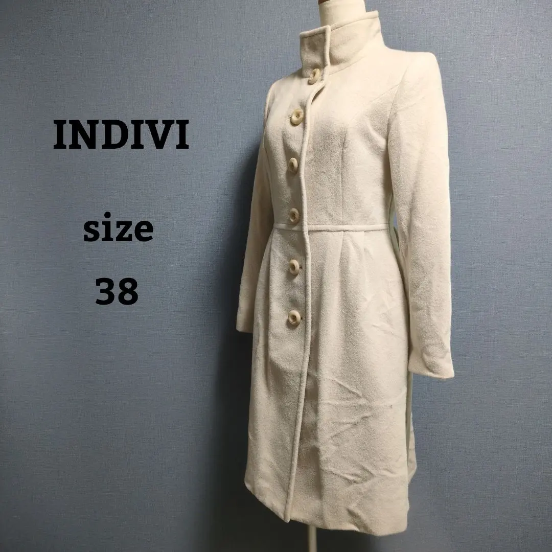 【INDIVI】茵蒂芙 大衣 立領大衣 羊毛 安哥拉混紡 的縮圖