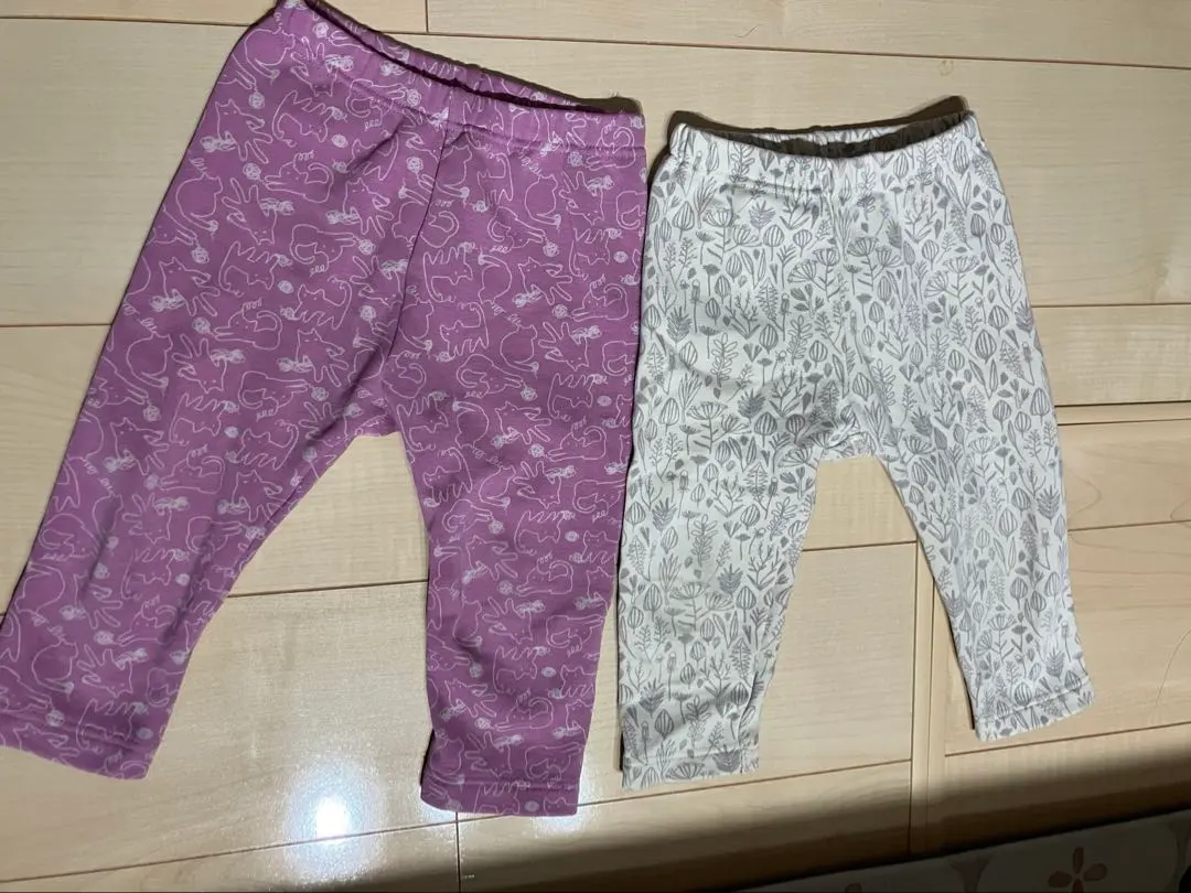 Thumbnail of Uniqlo Fleece Leggings, Size 80, Set