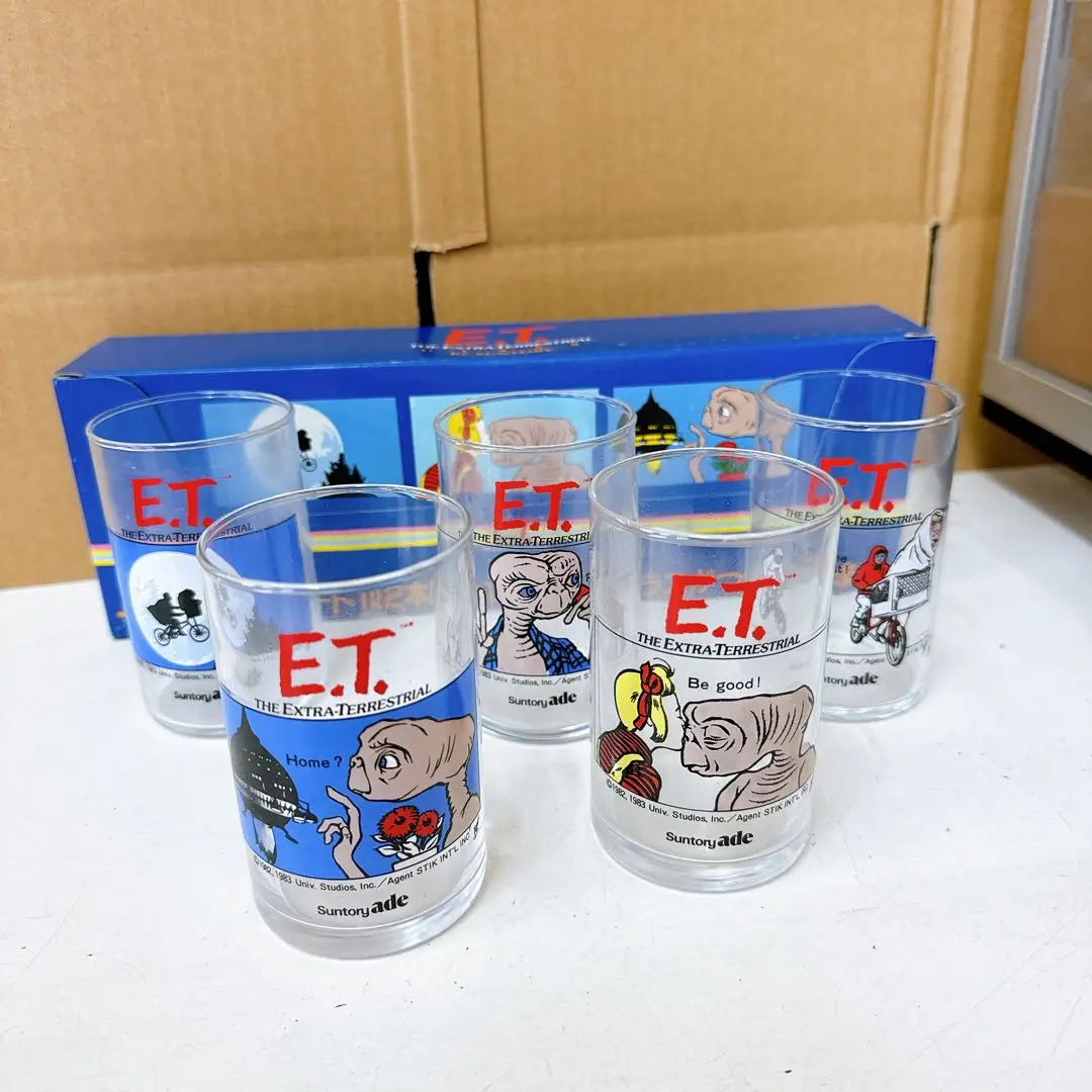 新品非売品当時物サントリーE.T. グラスビールグラス