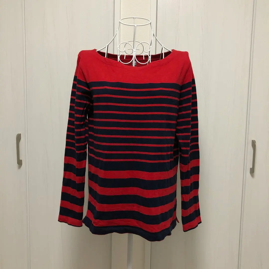 Thumbnail of Uniqlo striped top, red and navy
