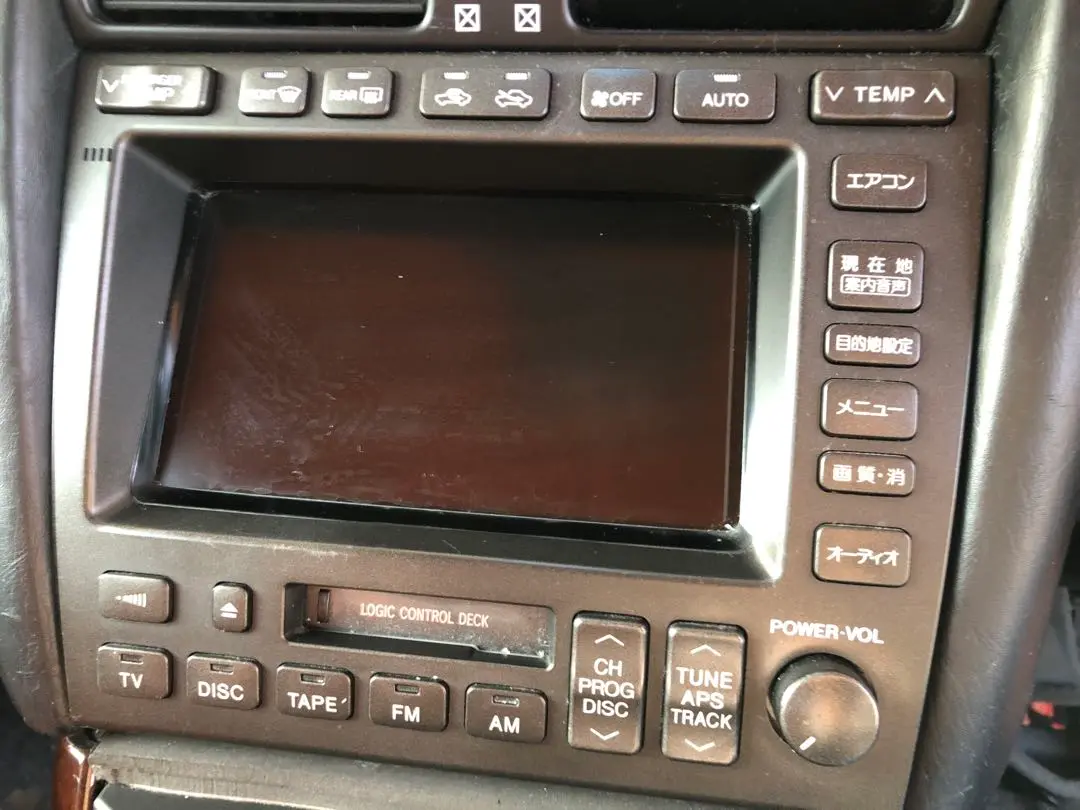 貴重エアコンスイッチパネルTOYOTA 161アリスト用 パネル